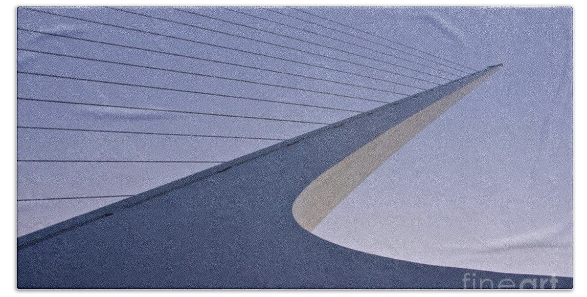Photography Bath Towel featuring the photograph Sundial Bridge by Sean Griffin