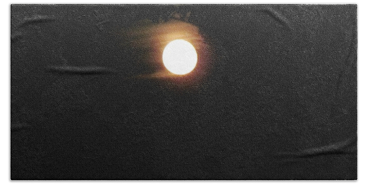 Moon Bath Towel featuring the photograph Super Moon by Don Baker