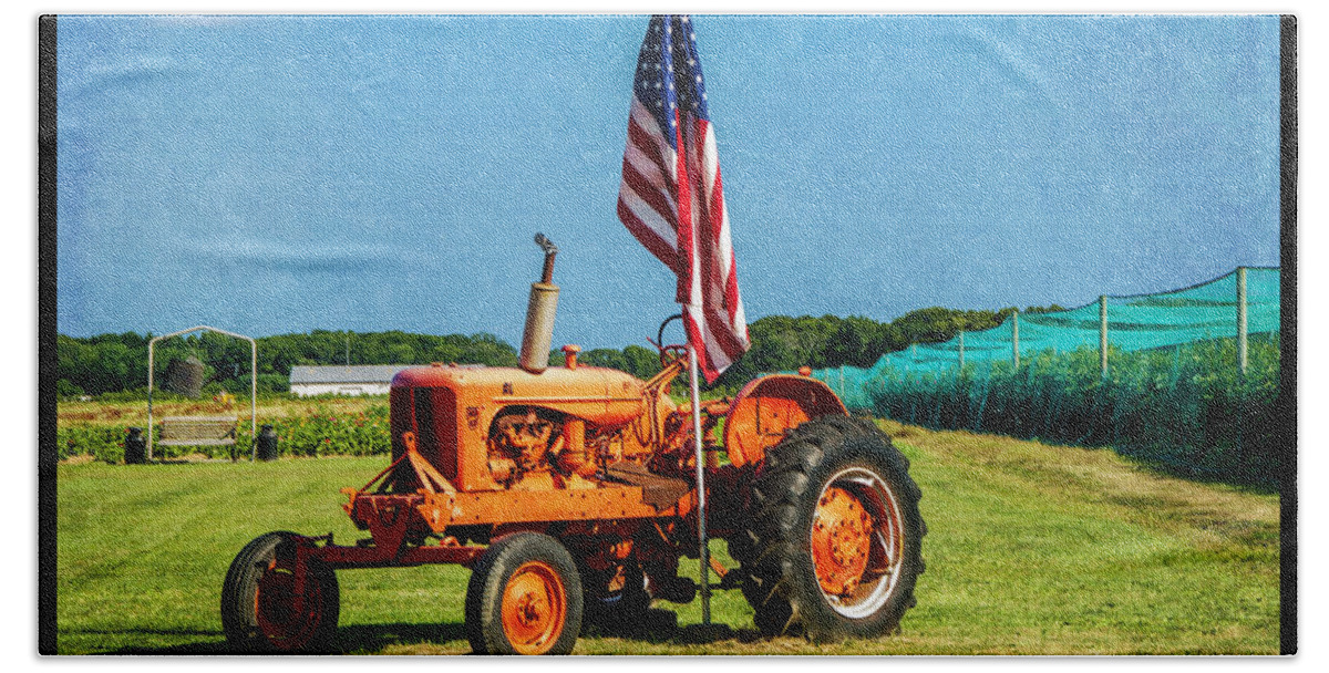 Poster Bath Towel featuring the photograph Support Your Local Farmer by Cathy Kovarik
