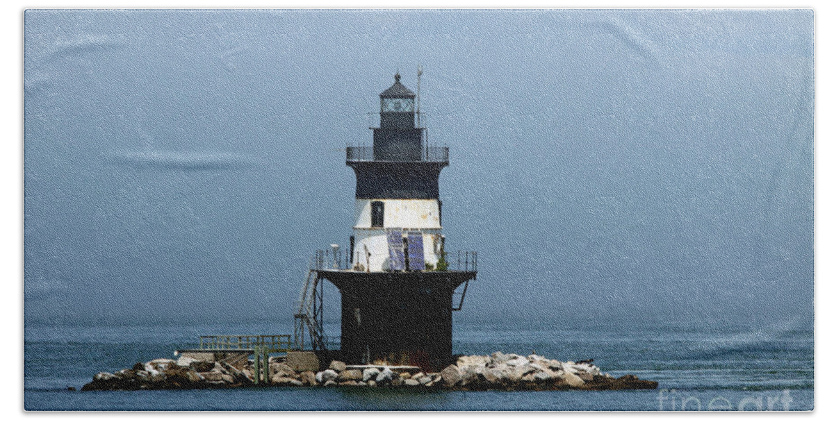 Lighthouse Hand Towel featuring the photograph The Coffee Pot Lighthouse by Christiane Schulze Art And Photography