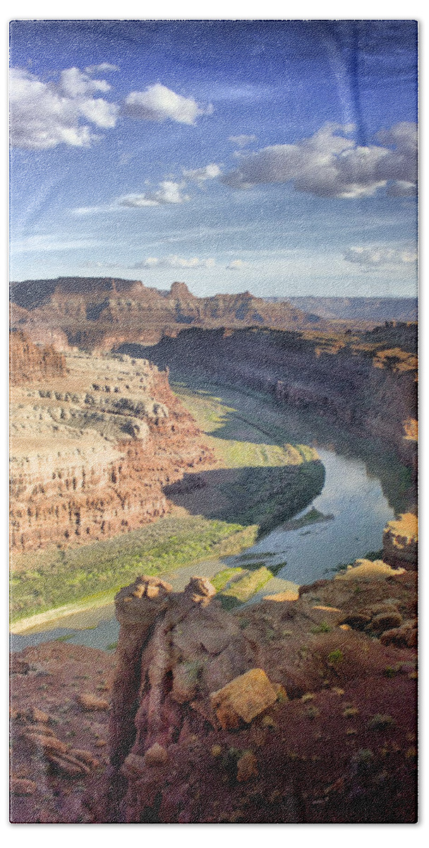 National Park Bath Towel featuring the photograph The Colors of Canyonlands by Ellen Heaverlo