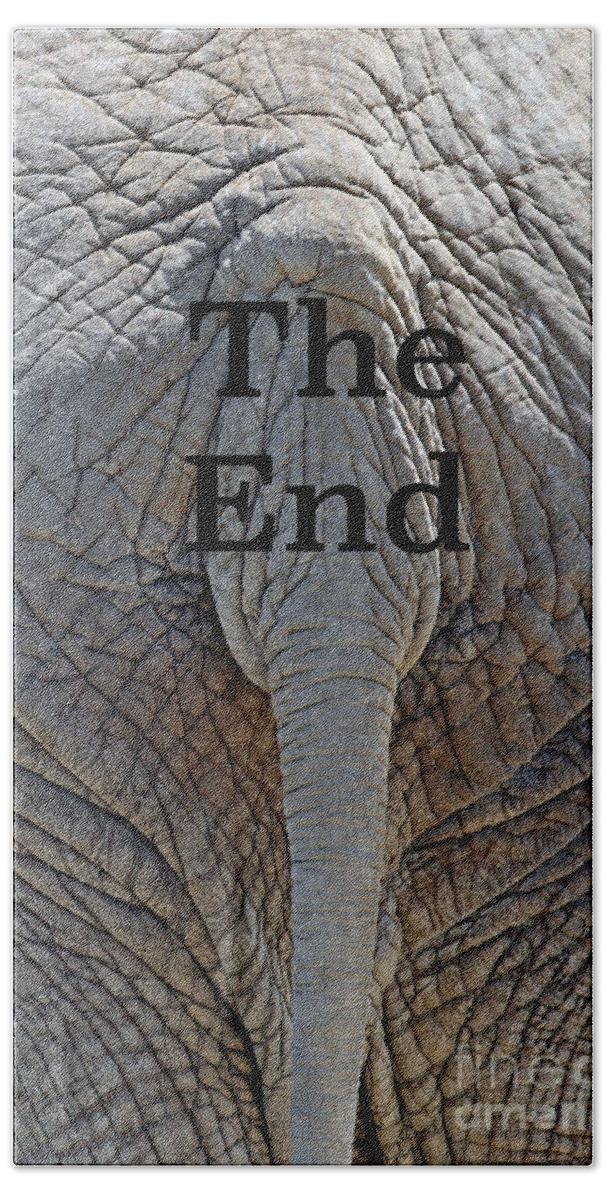 Africa Bath Sheet featuring the photograph The End by Alan Look