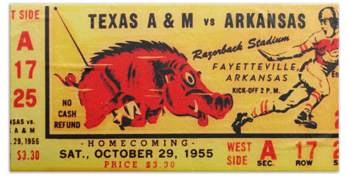 Arkansas Bath Towel featuring the photograph The Old Southwest Conference by Benjamin Yeager