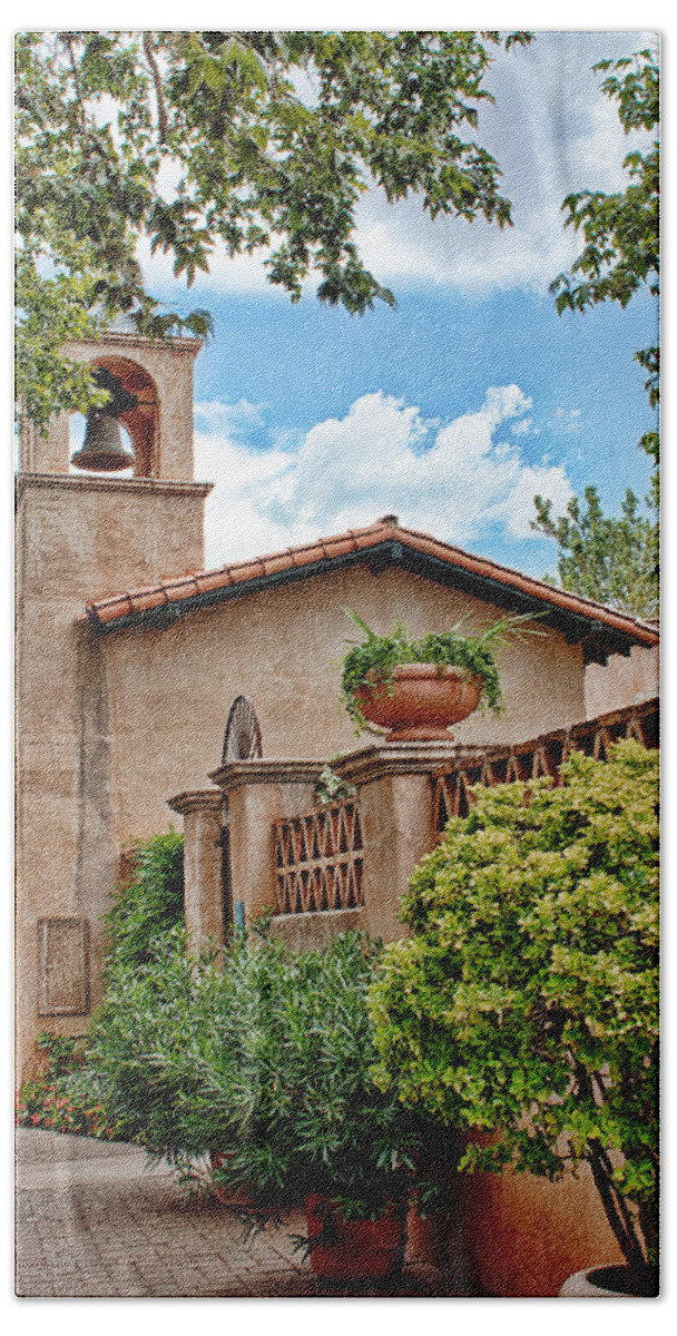 Fred Larson Hand Towel featuring the photograph Tlaquepaque in Sedona by Fred Larson