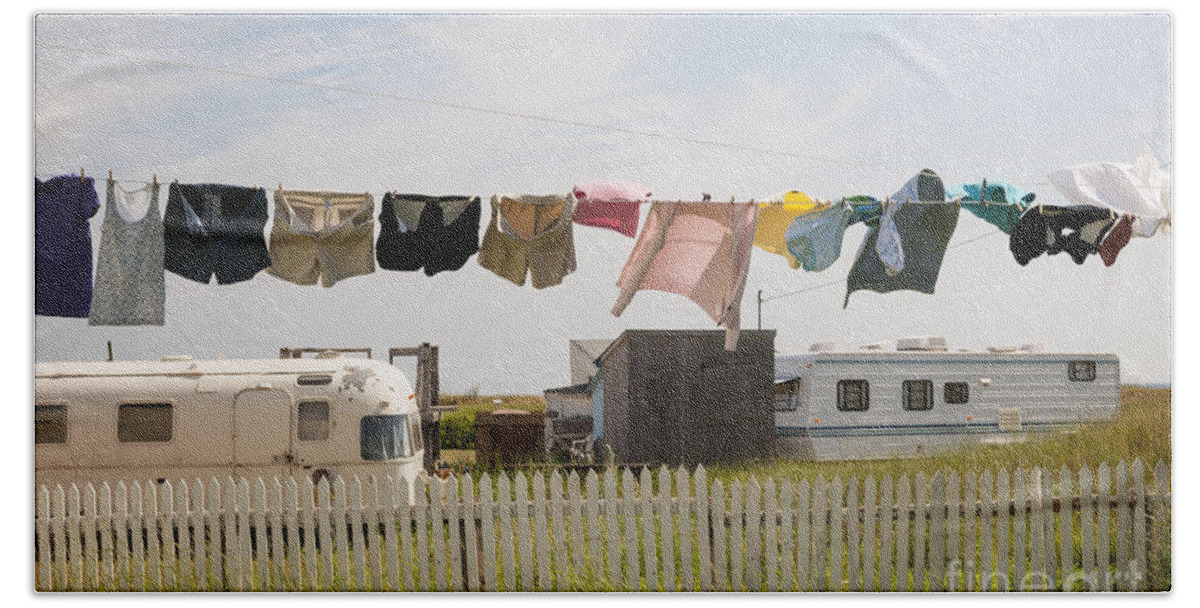 Trailers Bath Towel featuring the photograph Trailers in North Rustico by Elena Elisseeva