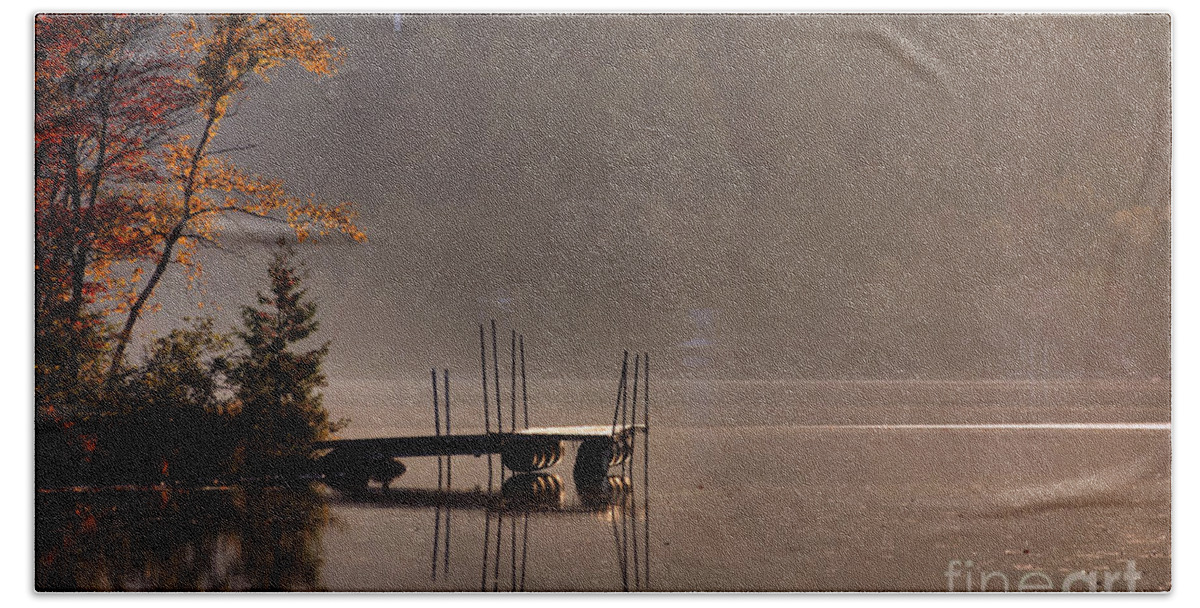 Lake Hand Towel featuring the photograph Tranquil Evening by Aimelle Ml