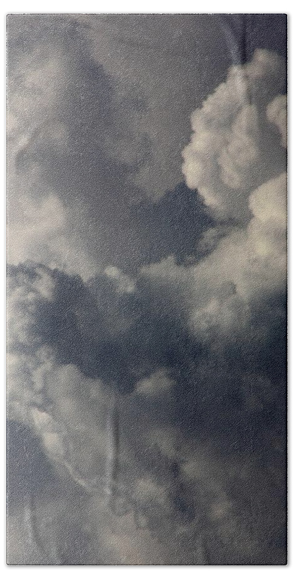Cloud Bath Sheet featuring the photograph Turnoil by Joe Kozlowski