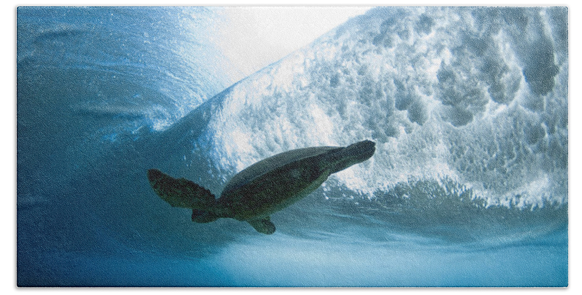 Sea Hand Towel featuring the photograph Turtle clouds by Sean Davey