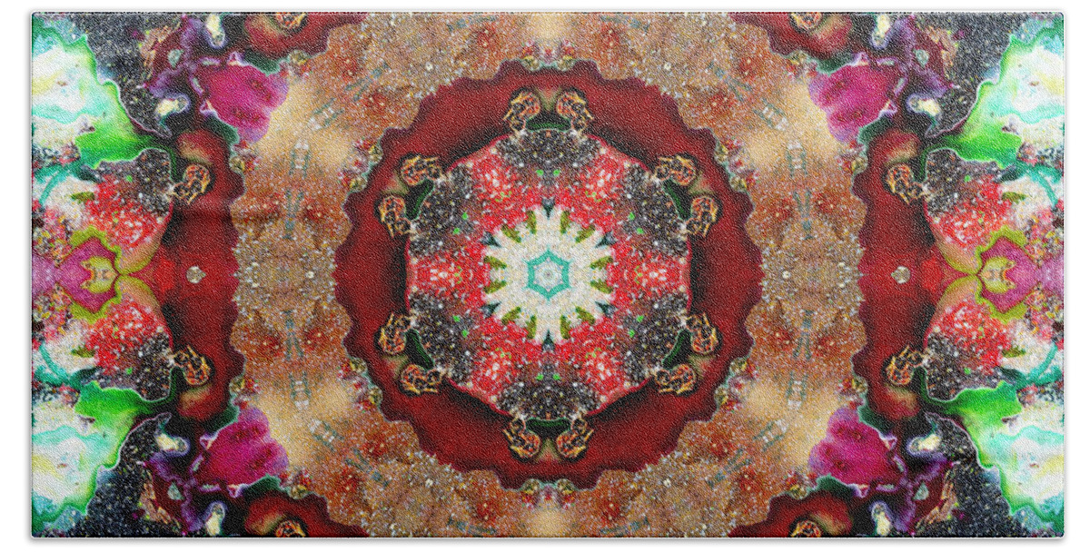Mandala Hand Towel featuring the photograph Universe by Lisa Lipsett