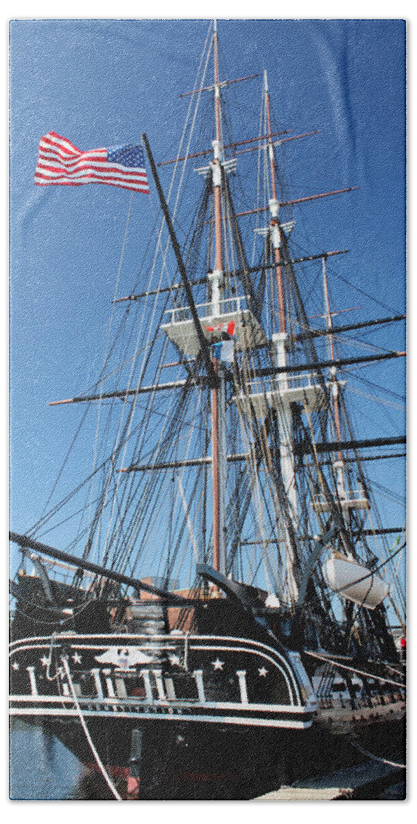 Uss Constitution Bath Towel featuring the photograph USS Constitution by Kristin Elmquist