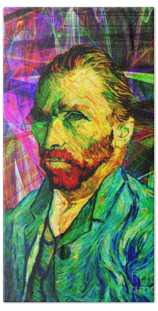 Celebrity Hand Towel featuring the photograph Vincent Revisited 20140118v1 by Wingsdomain Art and Photography
