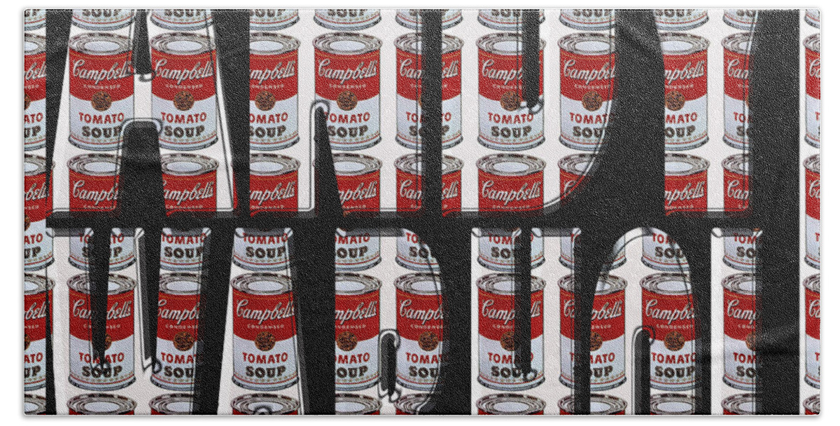 Warhol Hand Towel featuring the photograph Warhol 3 by Andrew Fare