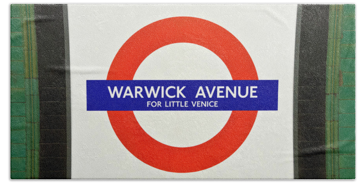 Warwick Avenue Hand Towel featuring the photograph Warwick Station by Keith Armstrong