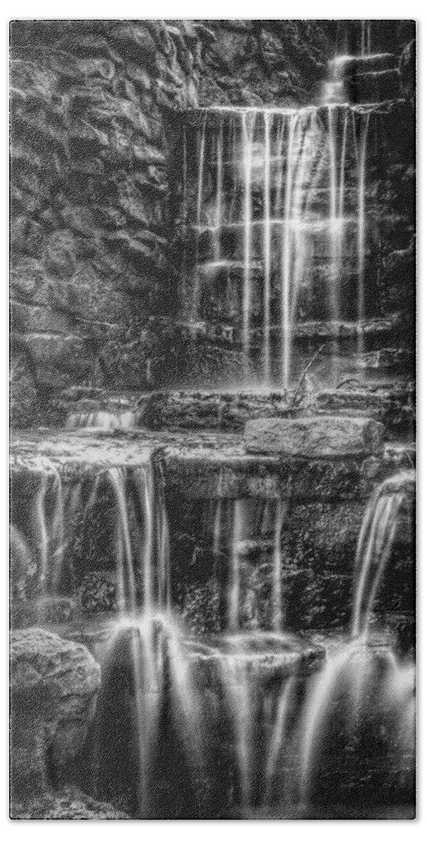 Waterfall Hand Towel featuring the photograph Waterfall by Scott Norris