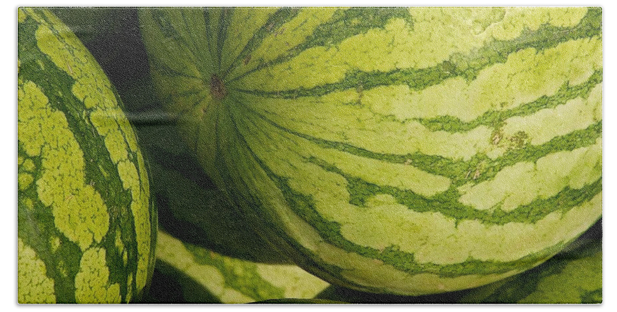 Watermelon Bath Towel featuring the photograph Watermelons by Stuart Litoff