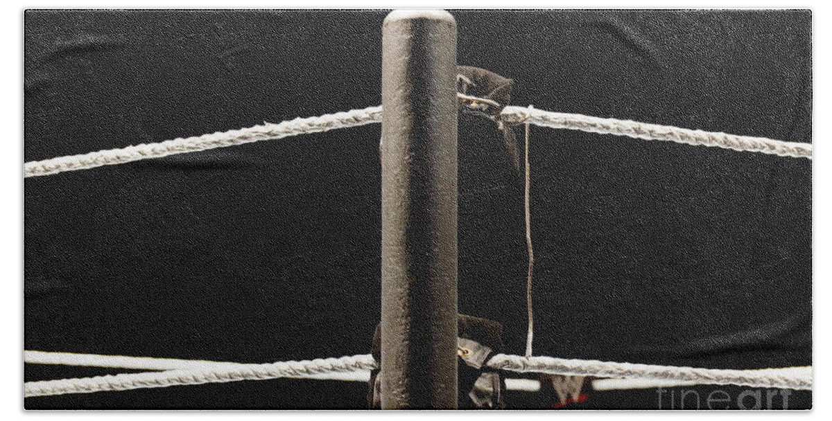 Wwe Bath Towel featuring the photograph WWE Ringside by Paul Wilford