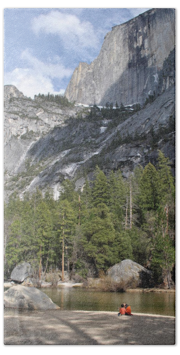 Yosemite National Park Bath Towel featuring the photograph Yosemite National Park Mirror Lake 25 by JustJeffAz Photography