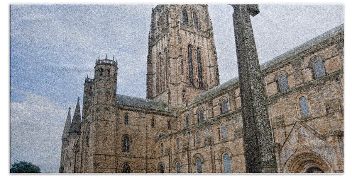 British Bath Towel featuring the photograph Durham Cathedral #1 by Andrew Michael