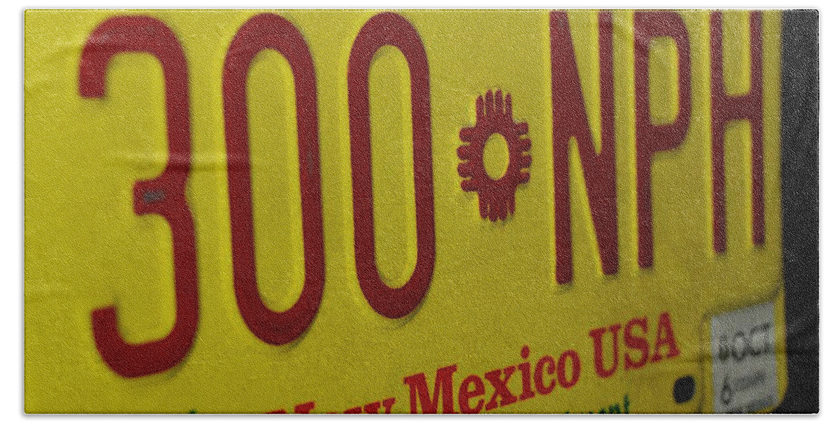 New Mexico Hand Towel featuring the photograph New Mexico Tag #1 by Rob Hans