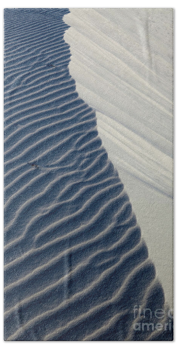 Desert Photography Hand Towel featuring the photograph White Sands #2 by Keith Kapple