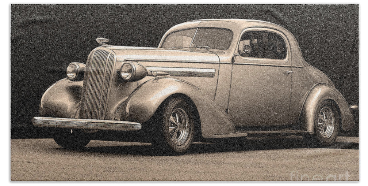 Car Bath Towel featuring the photograph 1936 Buick by Robert Meanor