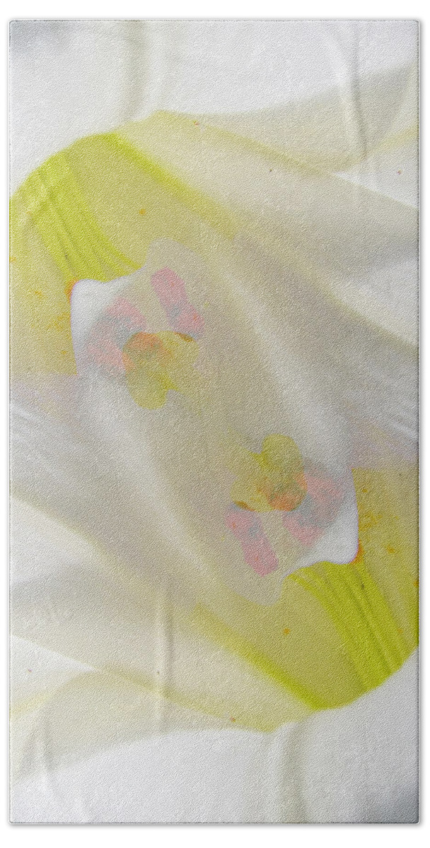 Color Blend Bath Towel featuring the photograph Angelic Lily #2 by Michele Caporaso