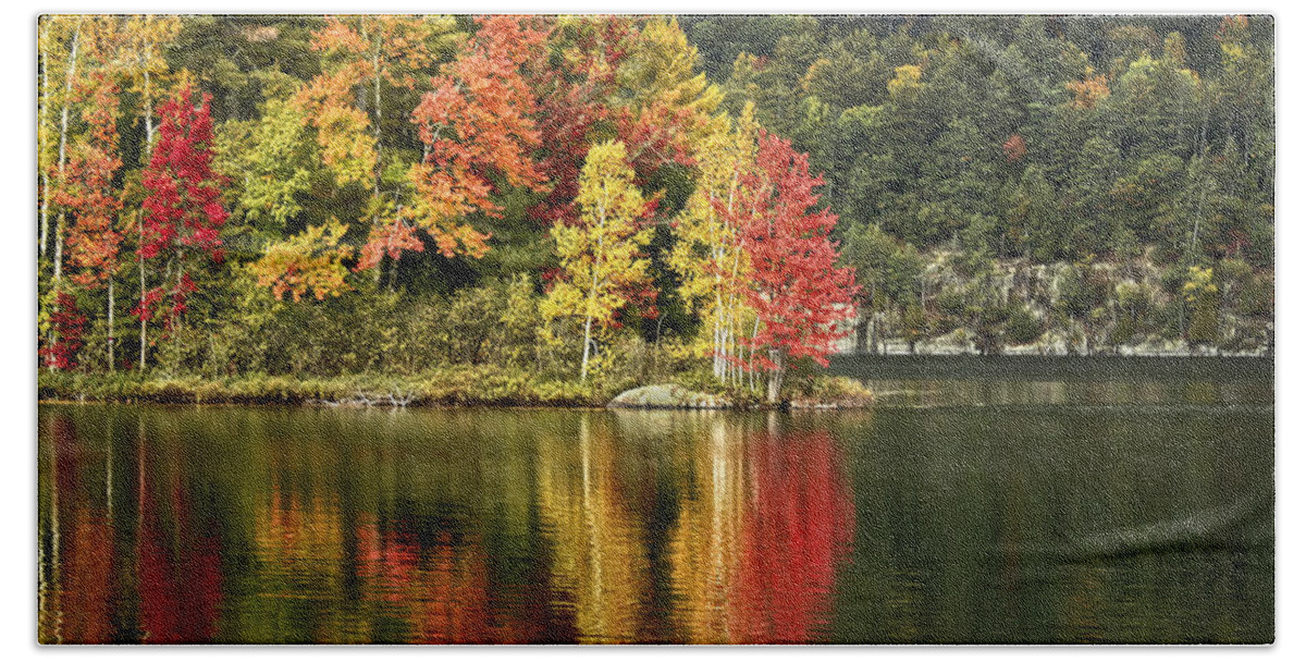 Autumn Hand Towel featuring the photograph A Breath Of Autumn by Evelina Kremsdorf