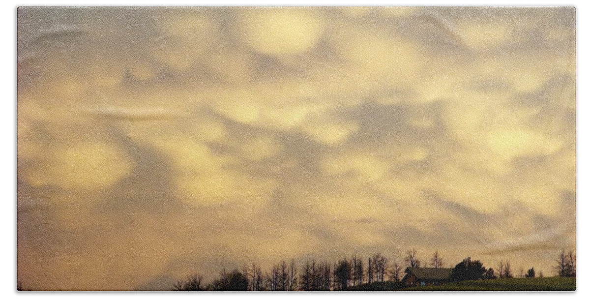 Storm Clouds Bath Towel featuring the photograph After the Storm by Dorrene BrownButterfield