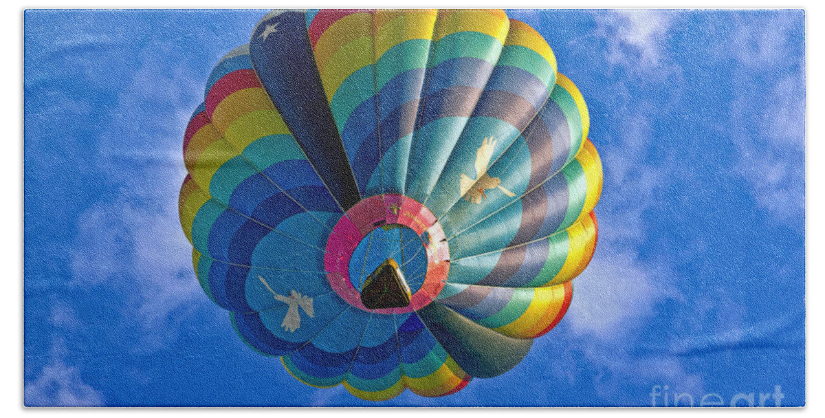 Hot Air Balloons Hand Towel featuring the photograph Amazing Grace by Brenda Giasson