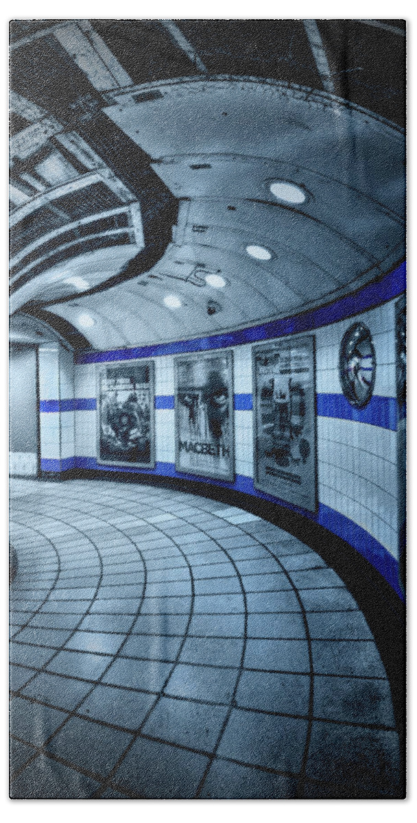 Underground Bath Sheet featuring the photograph Around The Bend by Evelina Kremsdorf