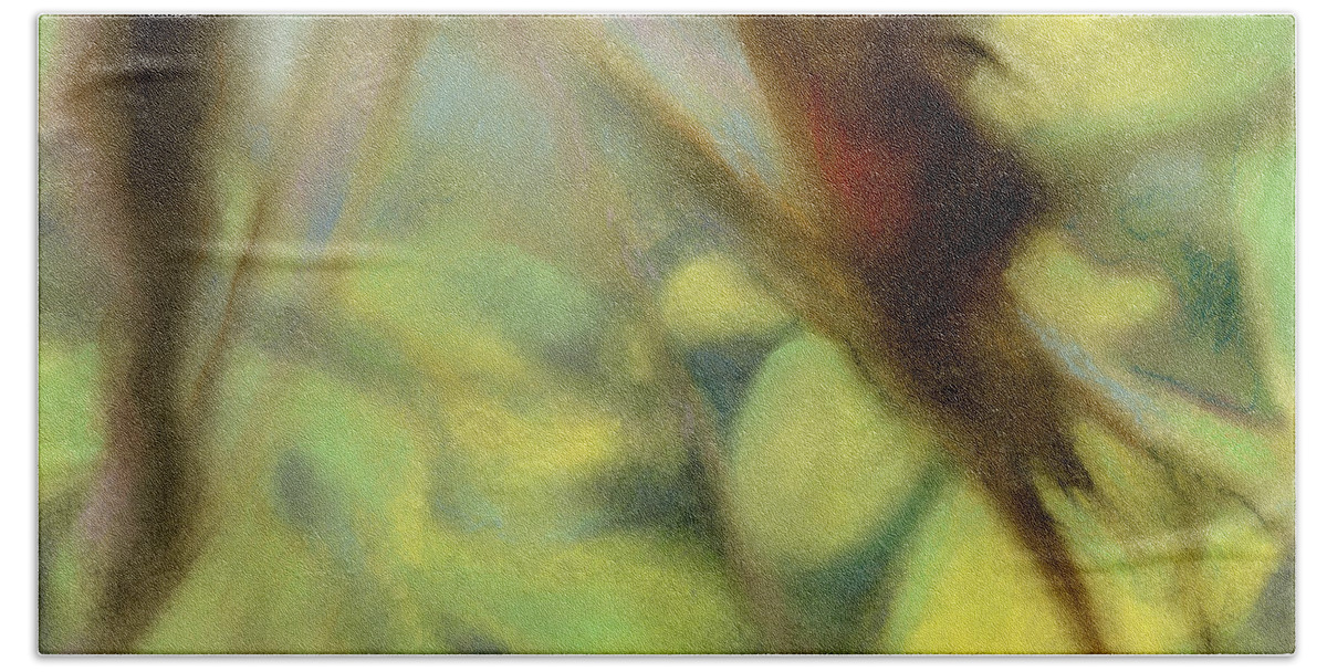 Pastel Bath Towel featuring the painting Autumn Dream by Andrew King