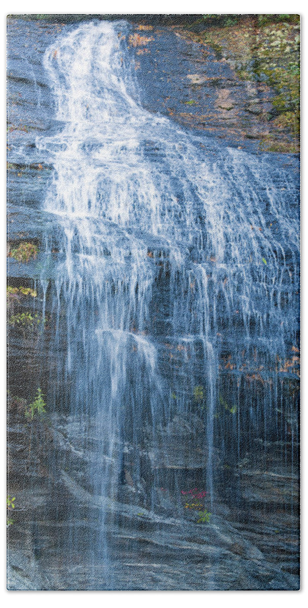 Nature Bath Towel featuring the photograph Bridal Veil Falls by Kenneth Albin