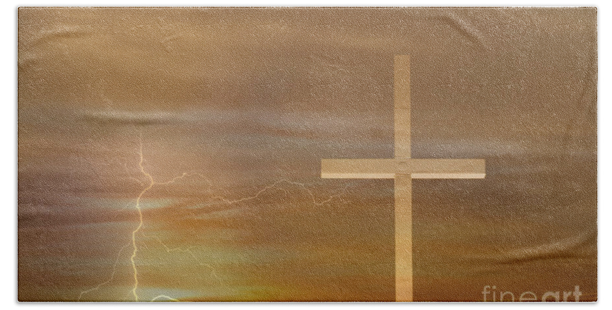 Easter Bath Towel featuring the photograph Easter Sunrise by James BO Insogna