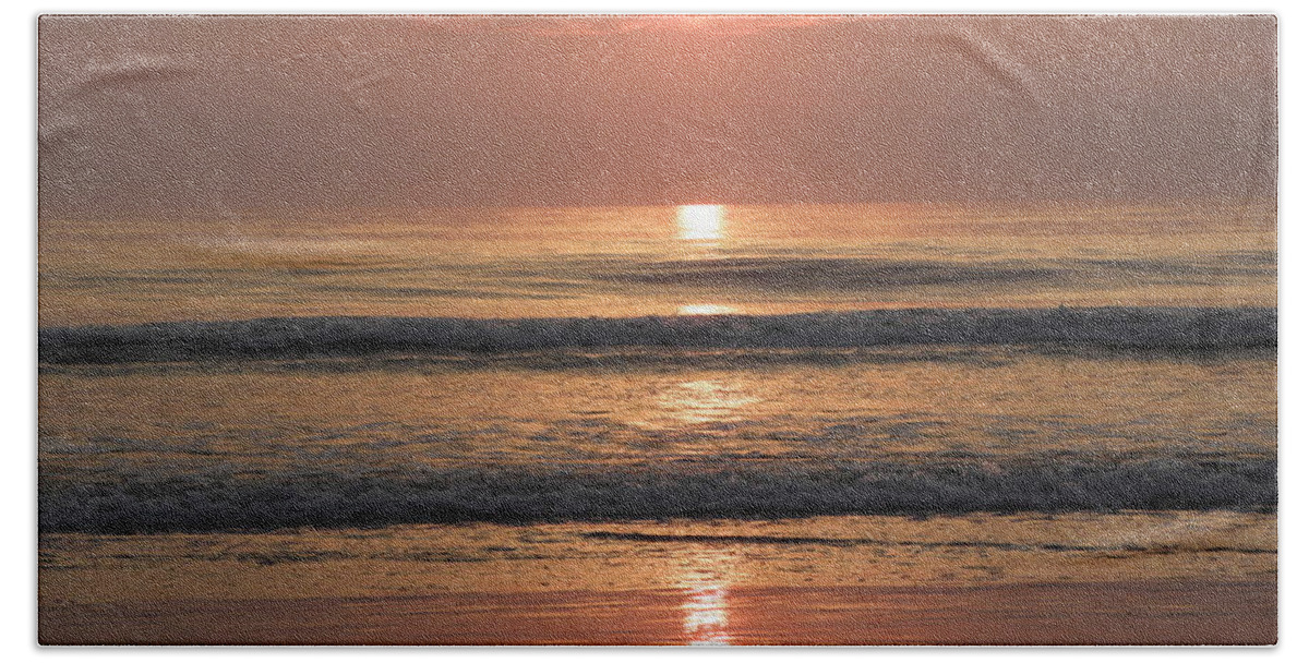 Sunrise Bath Towel featuring the photograph Grab Your Coffee And Enjoy by Kim Galluzzo