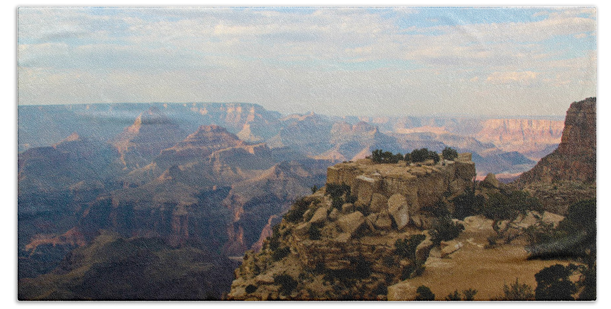 Grand Canyon Bath Towel featuring the photograph Grand Scene by Heidi Smith