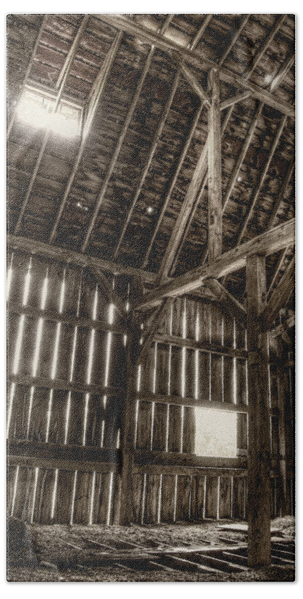 Barn Hand Towel featuring the photograph Hay Loft by Scott Norris