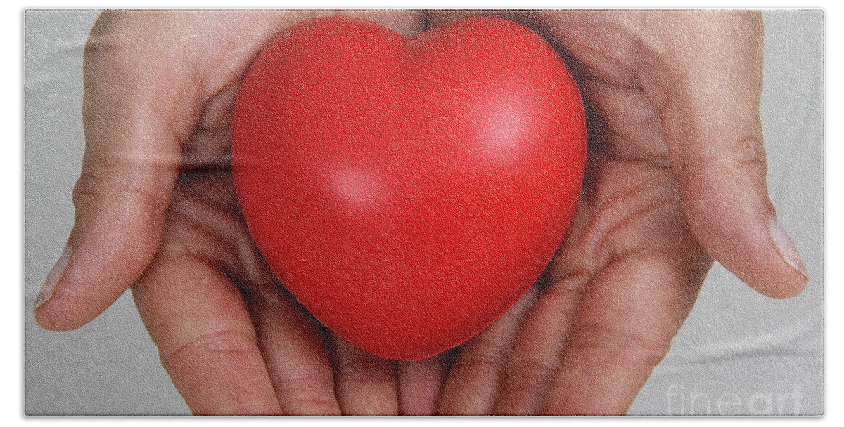Body Bath Towel featuring the photograph Heart Disease Prevention by Photo Researchers, Inc.
