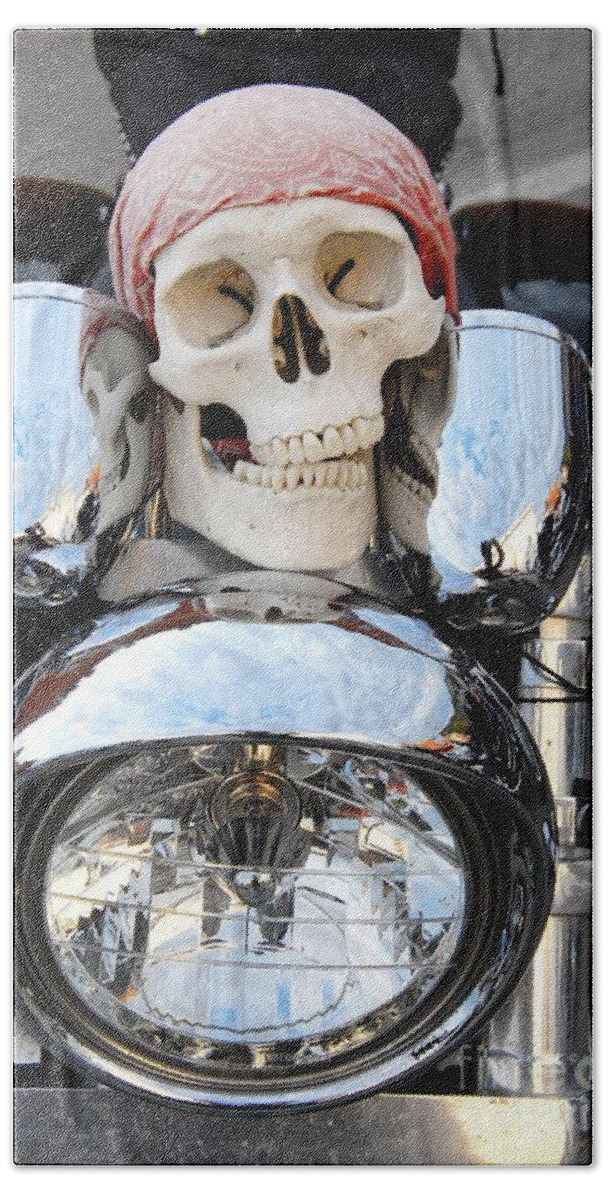 Skull Bath Towel featuring the photograph Jimmy Bones by Anthony Wilkening