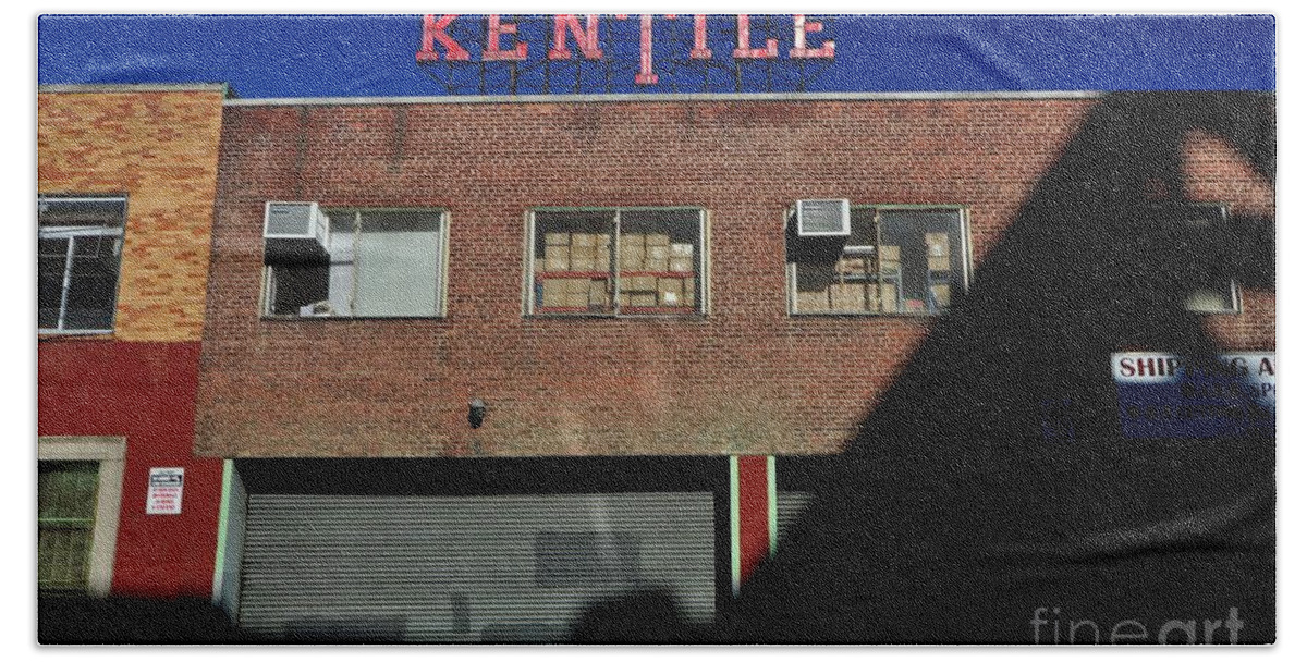 Bklyn Hand Towel featuring the photograph Kentile Factory by Mark Gilman