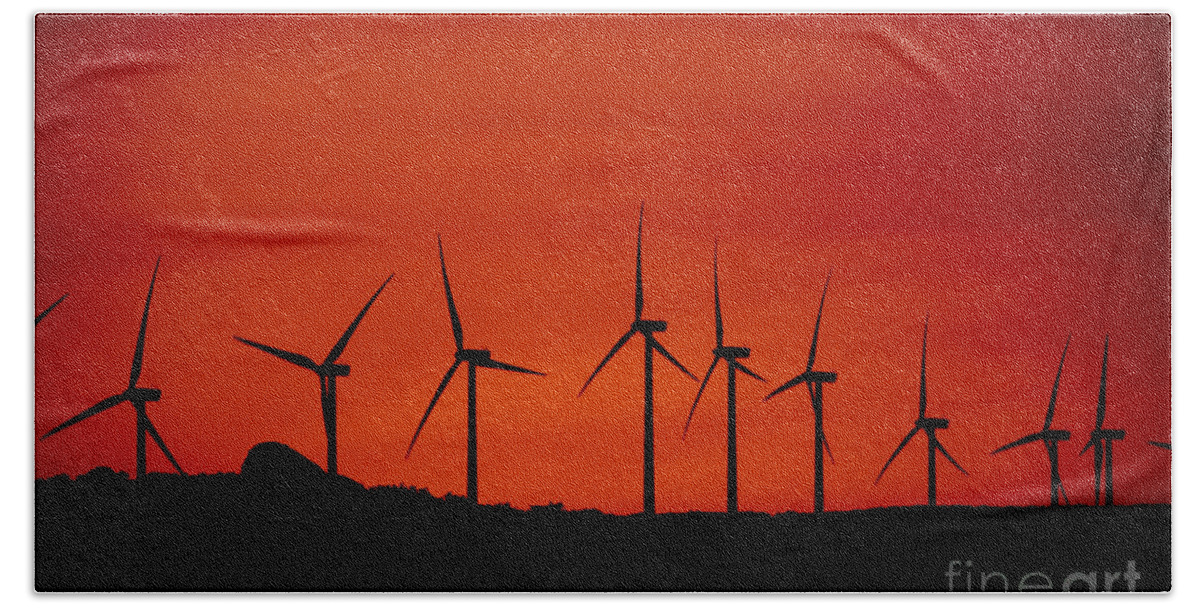 Sunset Hand Towel featuring the photograph Knighton055 by Daniel Knighton