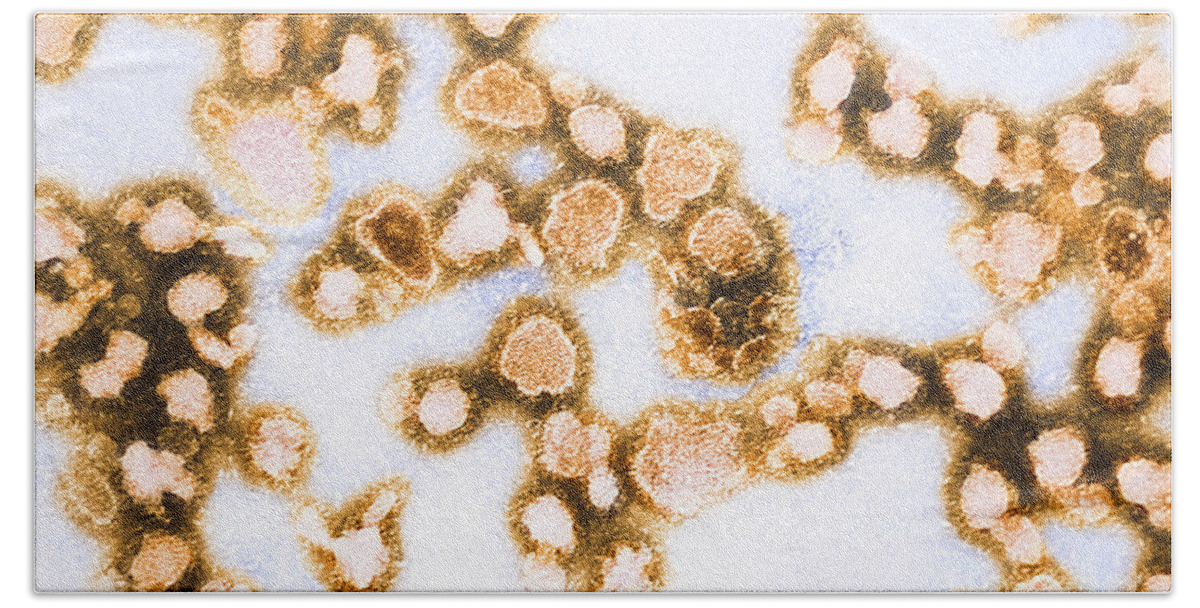 All Use Hand Towel featuring the photograph La Crosse Virus by Science Source