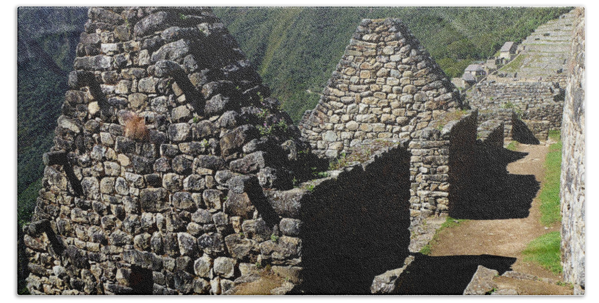 Peru Bath Towel featuring the photograph Machu Picchu Peru 8 by Xueling Zou