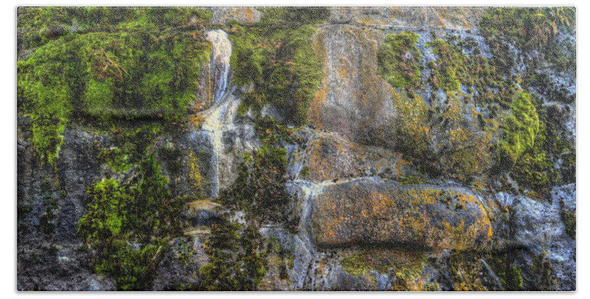 Hdr Bath Towel featuring the photograph Nature's Abstract by Brad Granger