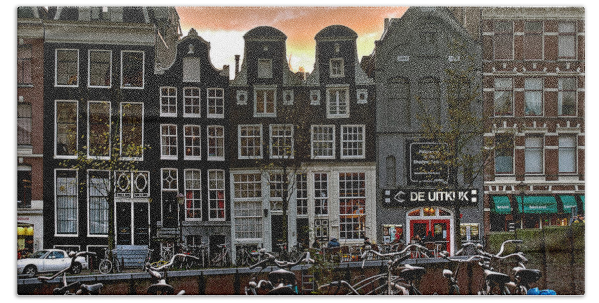 Holland Amsterdam Bath Towel featuring the photograph Prinsengracht 458. Amsterdam by Juan Carlos Ferro Duque