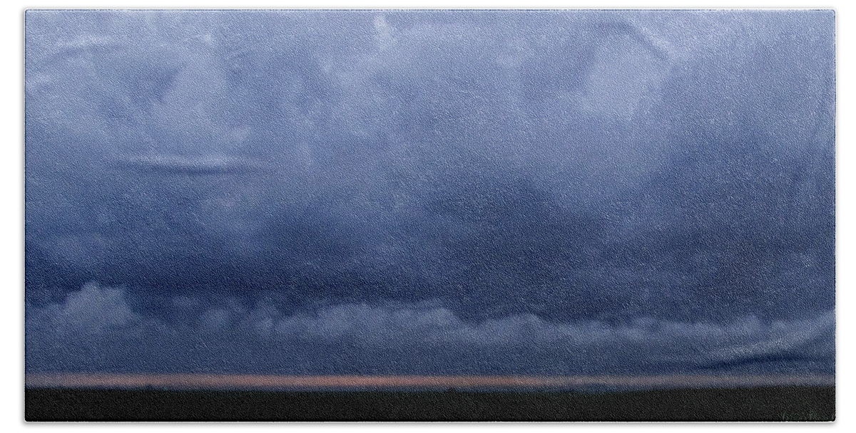  Bath Towel featuring the photograph Stormy Morning by Debbie Portwood