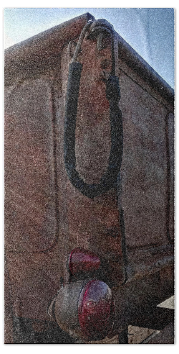 Old Hand Towel featuring the photograph Sunshine on Rust by Al Griffin