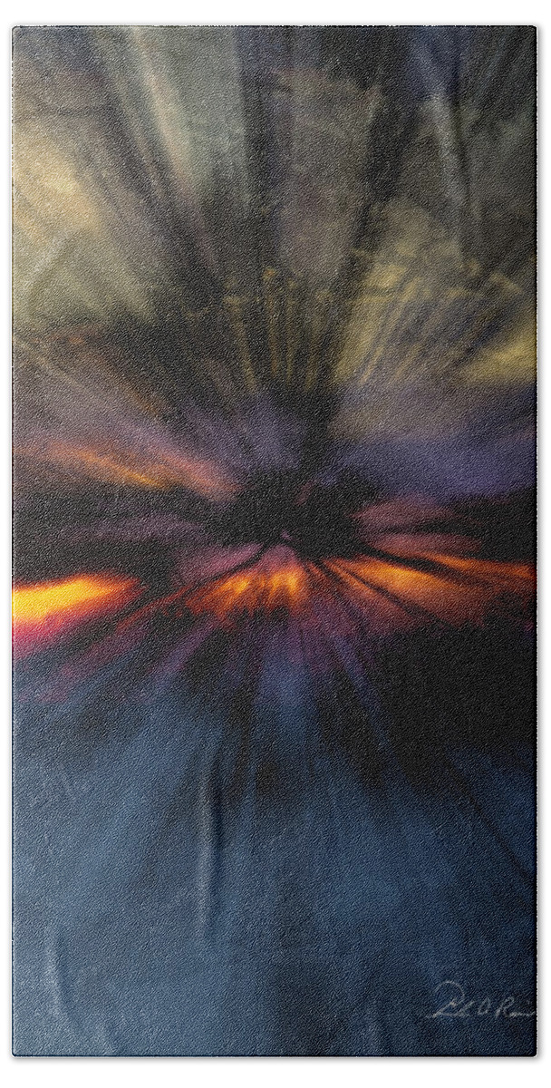 Photography Bath Towel featuring the photograph Suset Hallucination by Frederic A Reinecke