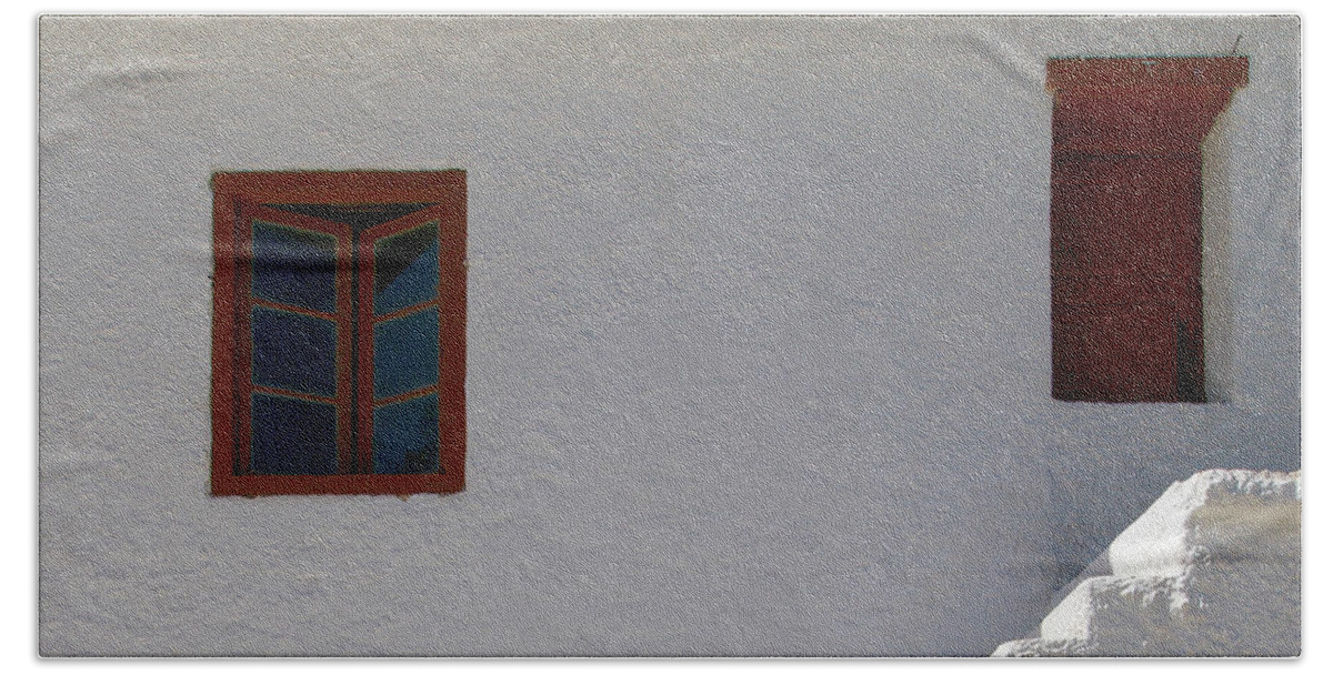 Jouko Lehto Hand Towel featuring the photograph The Steps and the Window by Jouko Lehto