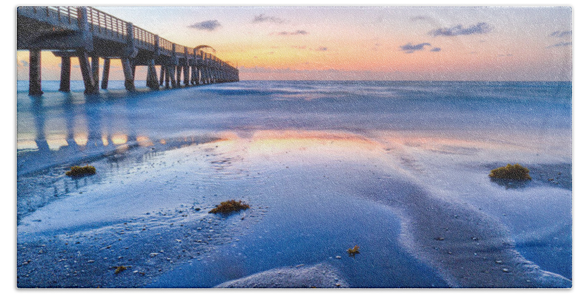 Beach Bath Towel featuring the photograph Tidal Pools by Debra and Dave Vanderlaan