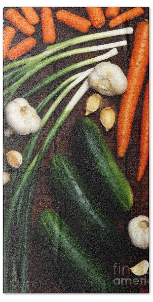 Vegetables Bath Towel featuring the photograph Vegetables by Science Source